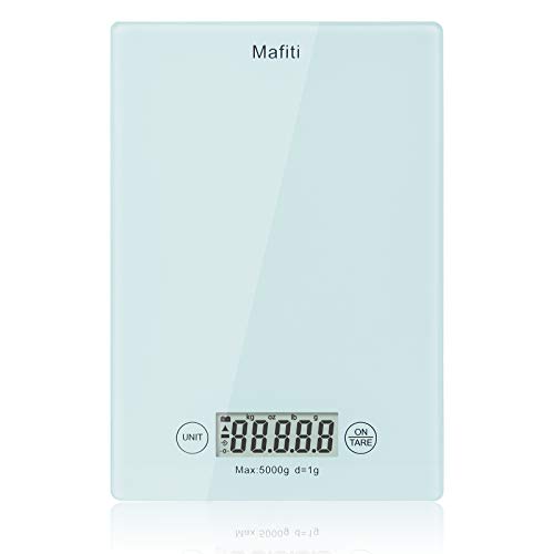 Mafiti MK100 Báscula de cocina,Báscula digital en gramos ideal para pesar alimentos de recetas