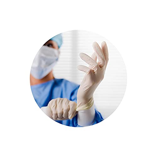 Magic Touch - Guantes de látex con polvo, paquete de 100 unidades