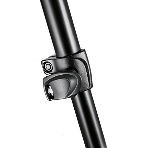 Manfrotto 290 Xtra - Kit trípode de 3 secciones y rótula 3 Way (aluminio), Negro