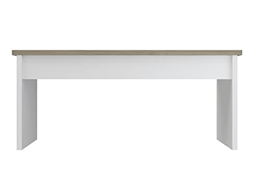 Marca Amazon - Movian Yana - Mesa de centro, 50 x 100 x 44 cm, blanco
