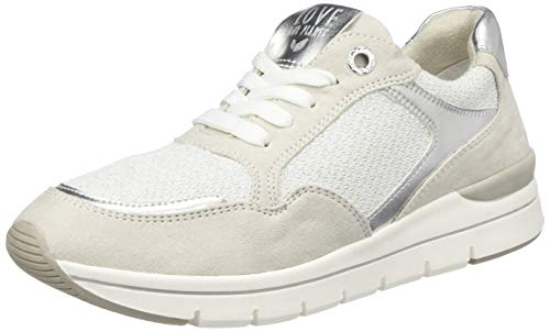 MARCO TOZZI 2-2-23716-24, Zapatillas Mujer, Color Blanco Comb 197, 38 EU