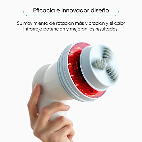 Masajeador eléctrico anticelulitico masajeadores pies | espalda | piernas | cervical | cuello Cinco cabezales + Efecto Calor por Infrarojos, anti-celulitis, flacidez y recuperación muscular