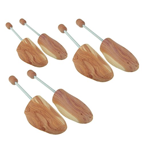 Max Basic Cedar hormas para zapatos de madera de cedro para homber y mujer Set 3 pares