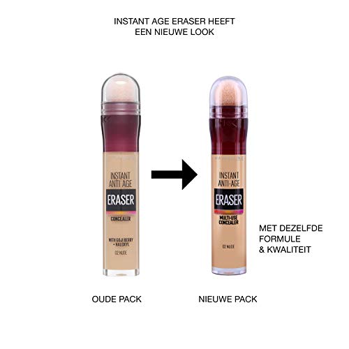 'Maybelline New York Instant anti-age Efecto Concealer"El Borrador Ojo, incluye micro de borrado de aplicador, 03 Fair, 1er Pack (1 x 6.8 ml)