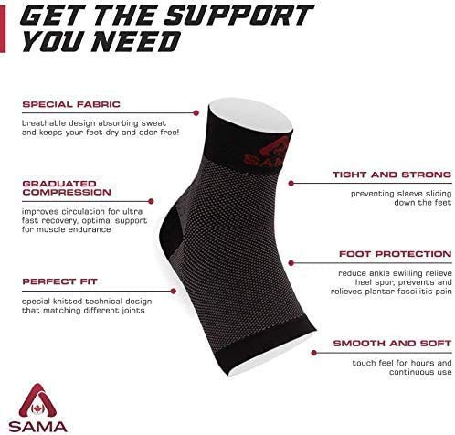 Medias de Compresión Mujer y Hombre, Clase 2 – 2 Pares de Calcetines de Compresión Mujer – Ideal para Vuelos, Deportes, Circulación Sanguínea – Calcetines Compresivos Enfermera y Embarazada