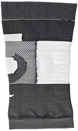 Medilast Black Edition - Rodillera preventiva Unisex, Color Blanco/Negro, Talla L