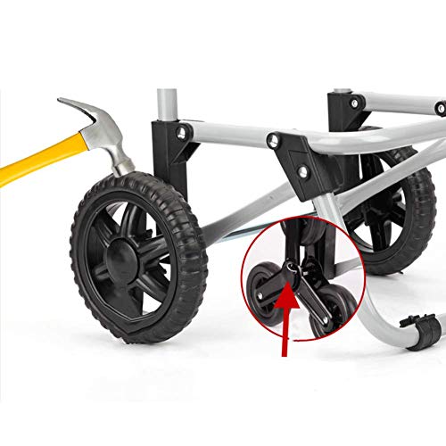 MHBGX Camiones de Mano Portátiles Multifunción, Carro de Compras, Plegable, Tela Oxford, Marco de Acero, Resistente Al Desgaste, Doméstico, Impermeable, Sube Las Escaleras, Rueda de Goma, 4 Colores,S