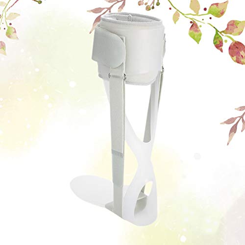 Milisten Ortesis de Pie de Tobillo Caída de Soporte de Pie Férula Pie de Tobillo Ortesis para Fascitis Plantar Dolor de Arco de Pie Tendón de Aquiles Soporte de Talla Izquierda L