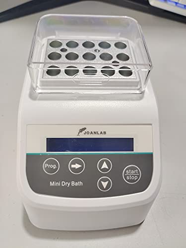 Minibox Un baño de metal de laboratorio a temperatura constante, incubadora digital, baño de agua termostático digital con calentador para incubadora de baño seco de laboratorio (enchufe de la UE)