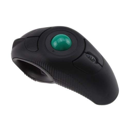 Minidiva Wirelss - Ratón de mano con USB2.0 Trackball para usuarios zurdos y diestros para Windows XP/Vista/7 y Mac OS, color M-2