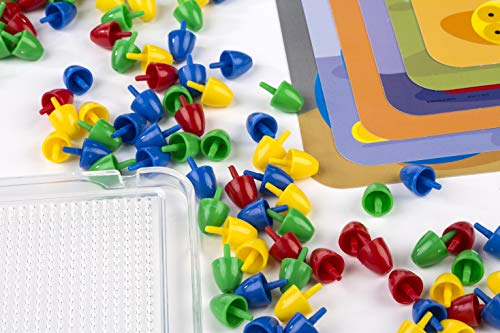 Miniland- Mosaico de Pinchos, Multicolor (31805)