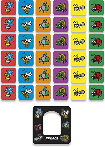 Miniland- On The Go: Crazy Sudoku Juego magnético para niños. (31960)