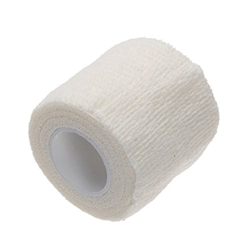 Mintice 10 X vendaje autoadhesivo vendajes cohesivos fuerte elástico cinta de primeros auxilios color de blanco para muñeca tobillo deporte Los 4.5mx5cm