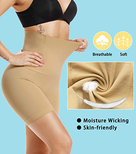MISS MOLY Mujer Faja Pantalón Cintura Alta Invisible Shapewear 4 Steel Bones Body Shaper Interior Pantalones Moldeadores Fajas Reductoras Cortos Bragas Lencería Braguita
