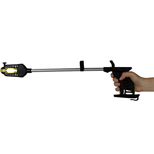 Mobiclinic, Pinza de alcance, Alcanzador, Brazo de alcance, Marca Española, Cómodo, Ergonómico, Mandíbulas antideslizantes, Para personas mayores, con movilidad reducida, Discapacidad, 60 cm