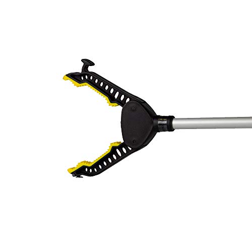 Mobiclinic, Pinza de alcance, Alcanzador, Brazo de alcance, Marca Española, Cómodo, Ergonómico, Mandíbulas antideslizantes, Para personas mayores, con movilidad reducida, Discapacidad, 60 cm