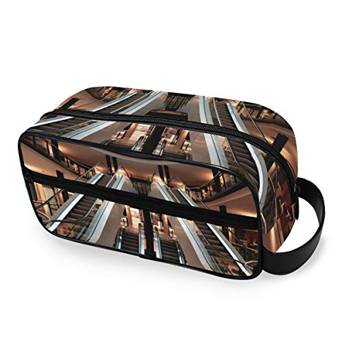 Montoj - Neceser de aseo, bolsa de almacenamiento para cosméticos, escaleras mecánicas, bolsa de maquillaje, bolsa de gárgaras para viajes y hogar