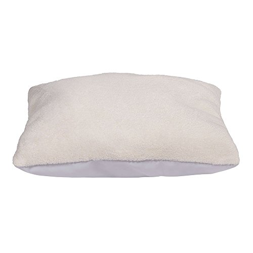 MYANIMALY Tipi Tienda de campaña para Mascotas, Tienda para Gatos, Cama para Mascotas, Refugio para Perros y Gatos con Almohada Reversible, diseño Moderno (S - 60 cm x 60 cm, Grey/Ecru)
