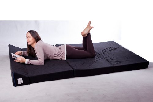 Natalia Spzoo Colchón plegable cama de invitados forma de sillón sofá de espuma 200 x 120 cm (London2)