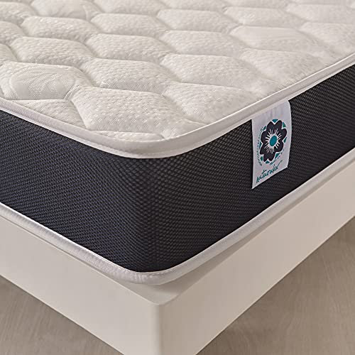 Naturalex | Ergolatex | Colchón 90x190 Cm Calidad Duradera | Adaptabilidad y Confort Equilibrado | Capsulas Refrescantes MemoFeel | Tecnología Blue-Látex Ultima Generación | 7 Zonas de Confort