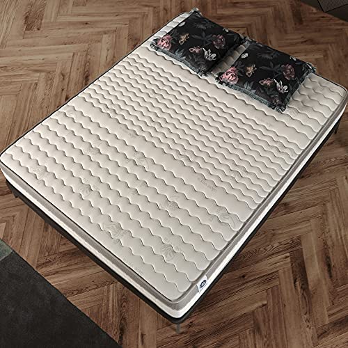 Naturalex | Extravisco | Colchón 135x190 Cm Viscoelástica Combinada con Núcleo de Látex de Alta Densidad | Top Gama Reversible | Alta Adaptación Ultra Transpirable | Comodidad y Soporte Adecuado