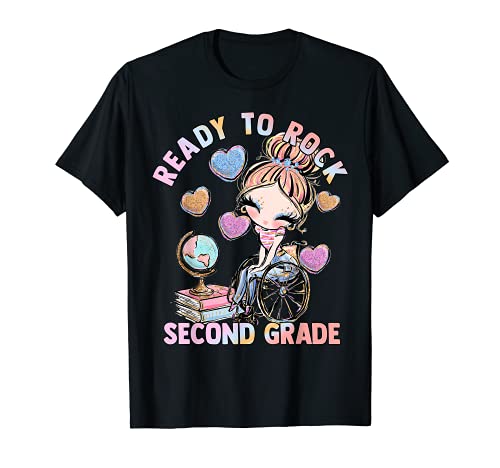 Necesidades especiales de discapacidad para niñas de 2º grado Camiseta