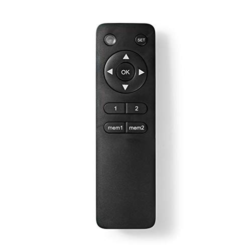 NEDIS Soporte TV de Pared motorizado Soporte Motorizado de Pared para TV - 32-60" - Máx. 40 kg - Ángulo de Rotación de 90° - Control Remoto - Negro Negro 1.50 m