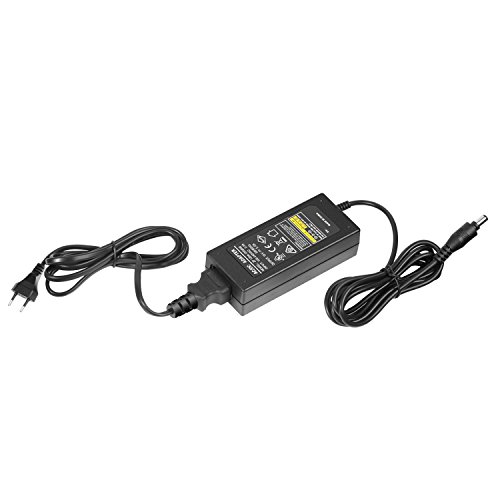 Neewer Fotografía AC 220V a DC 15V Adaptador de Corriente con Cable de Alimentación 5A Fuente de Alimentación de Salida para Foto Estudio Anillo Luz (Negro)