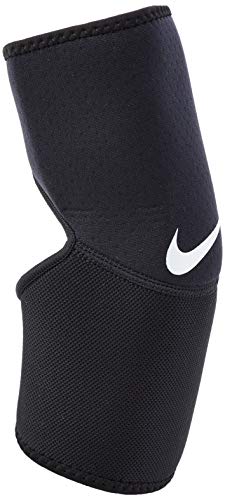 Nike Hombrera Pro 2.0 - Coderas (talla L), color blanco y negro