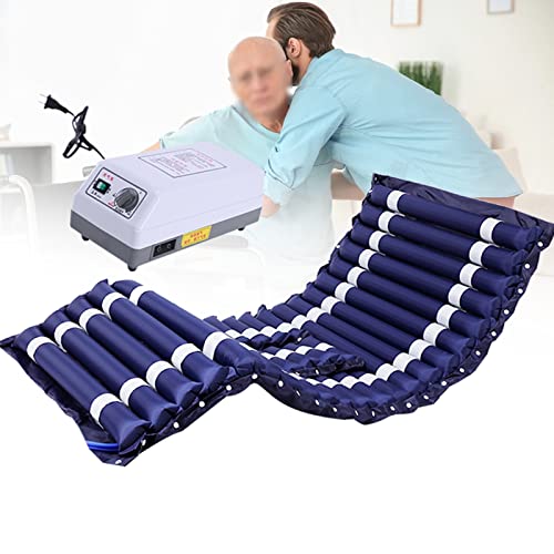 Niligan Colchones para Cama, Colchón Antiescaras con Motor Compresor, para Prevencion de Ulceras por Presion Muy Silencioso Colchoneta Antiescaras de Aire Alternante (Color : C)