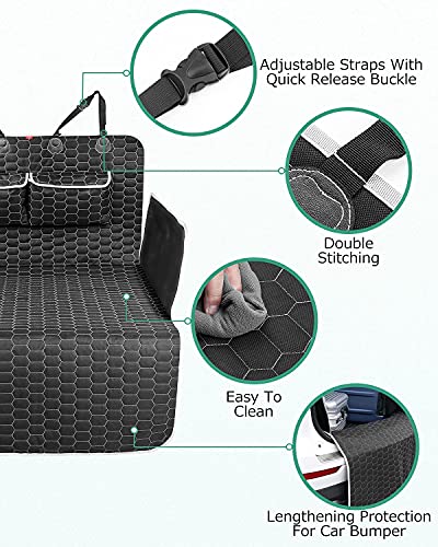 Oasser Protector Maletero para Perro Funda Maletero Coche Universal Cubierta para Mascota Impermeable Antideslizante Adecuado para SUV E9