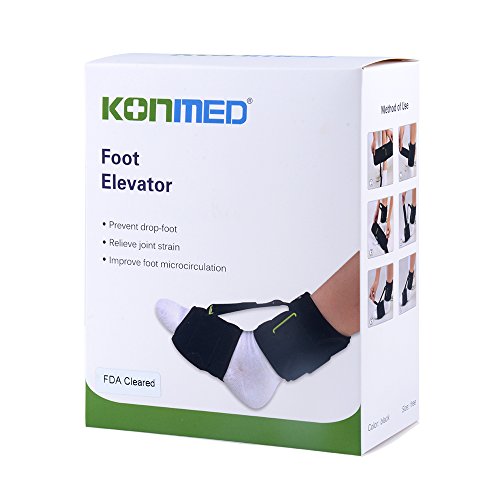 OBER Adjustable Ankle Brace Support AFO Orthotics Strap Elevator Plantar Fasciitis Foot Cramps Preventing Foot Drop by OBER