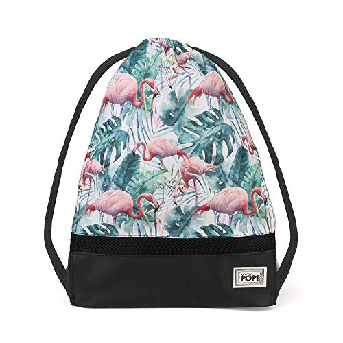 Oh My Pop! Oh My Pop! Flamenco Tropical-Storm Turnbeutel Bolsa de Cuerdas para el Gimnasio 48 Centimeters Multicolor (Multicolour)