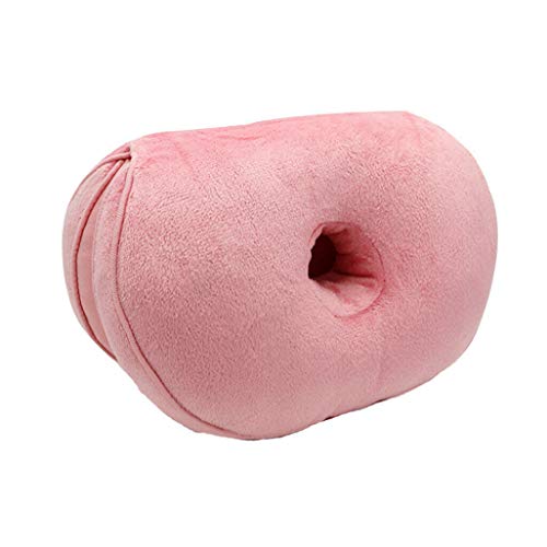 OLEEKA Cojín de Asiento de Espuma viscoelástica Cojín de cojín de Doble Confort Multifuncional Hermoso Trasero Látex de elevación de Cadera Almohada de Asiento para el hogar