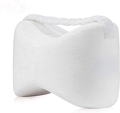 Ortopedia Memoria Espuma Rodilla Almohada Para Ciática Alivio, Rodilla Lesión - Blanco, Pain-Relief Almohada Con / Elástico Correas Terapéutico Almohada