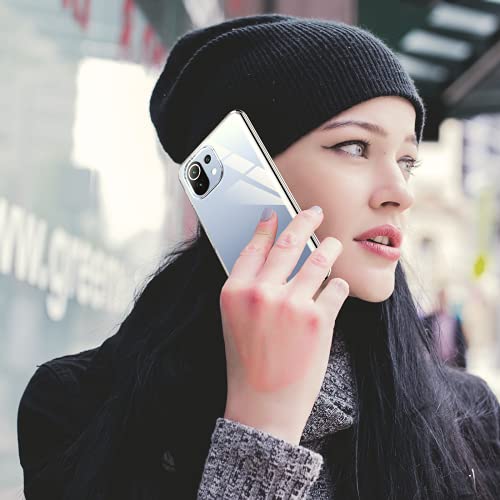 Oududianzi - Funda para Xiaomi Mi 11 Lite,Case de Silicona Suave de TPU Funda Protector de Goma Fexible Delgado Liviano y a Prueba de Golpes Antirrayas [9 Colores]