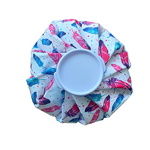 Ousyaah Bolsa de Hielo con Tapón de Rosca, 6 pulgada Reutilizable Paquete de Hielo y Calor para Aliviar Dolores en Lesiones, Cuello, Rodilla