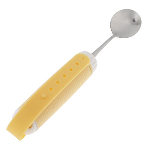 P Prettyia Cuchara de Agarre Suave para Posición Herramineta Comida Conveniente Cómodo
