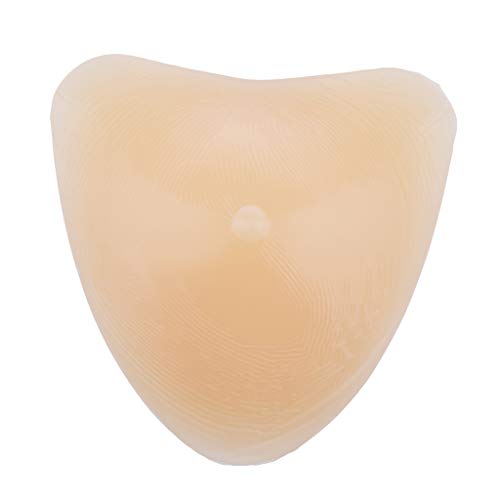 P Prettyia Prótesis Mamaria de Silicona Forma de Seno Realista Teta Falda Inserción de Sujetador Masajeador para Mastectomía Transgénero - color piel, 200g