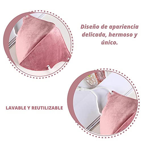 Pack 4 Mascarillas Reutilizables - Mascarillas de tela negra - mascarillas de tela mujer - mascarilla tela hombre - mascarillas elegantes Lavables - mascarillas unisex - mascarilla de tela.