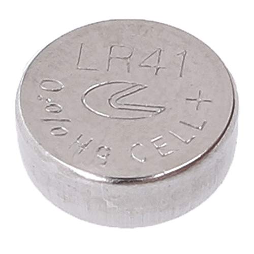 Pack de 48 Pilas AG3 1.5V Alcalinas Tipo Botón de Litio, LR41, 192, GP92A, 392, SR41W, SR41SW