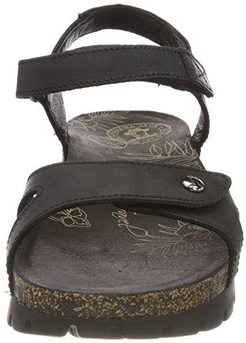 Panama Jack Sulia Basics, Sandalia con Pulsera Mujer, Negro (Negro B2), 39 EU