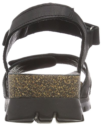 Panama Jack Sulia Basics, Sandalia con Pulsera Mujer, Negro (Negro B2), 39 EU