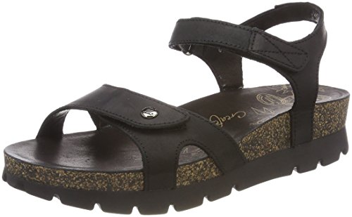 Panama Jack Sulia Basics, Sandalia con Pulsera Mujer, Negro (Negro B2), 39 EU