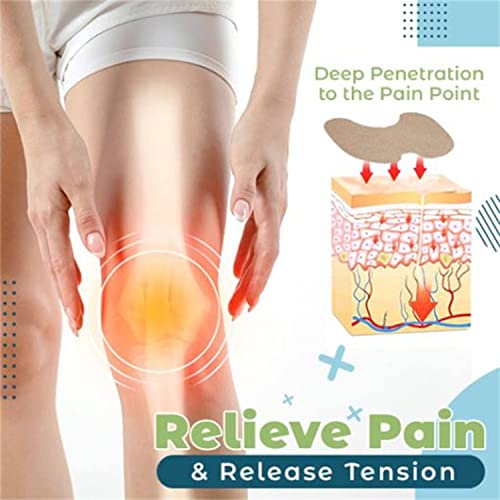Parche de moxibustión para aliviar el dolor Kneeaid, 12 parches para aliviar el dolor, Parche para la rodilla de ajenjo Parche para, la rodilla y la columna lumbar (cervicales pegatinas)
