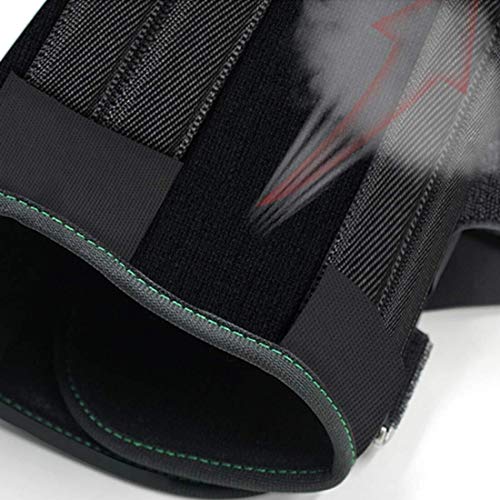Pedales Estaticos Rodilla Brace textuales, acero médico inmovilizador de rodilla ayuda ortopédica de rodilla Protector for la fractura del ligamento Relajación, lesión de menisco ( Size : B(M) )