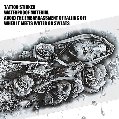 Pegatinas de Tatuaje Temporal, Pegatinas de Tatuaje de Arte, Efecto de Tatuaje Real, Cubierta Impermeable, Cicatrices para Brazos para Fiesta, Uso Diario