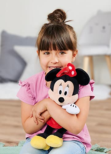 Peluche Minnie Mouse Vestido Rojo 35 cm (Simba 6315870229), A2102211