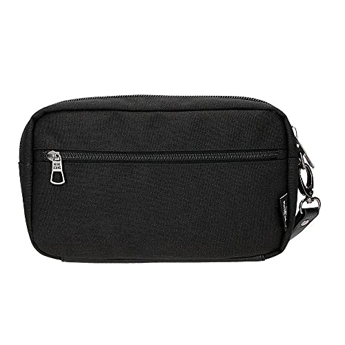Pepe Jeans Scratch Bolso de Mano Negro 24,5x15x6 cms Poliéster