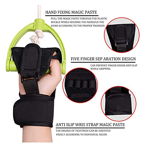 PHASFBJ Guantes de rehabilitación para Dedos, férula para Dedos, Guantes para férula, Ayuda para la rehabilitación, Guantes para Entrenamiento de Ejercicios para Dedos